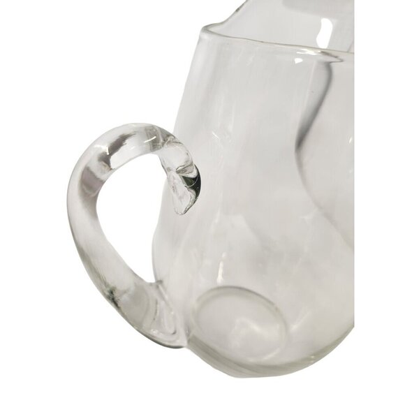 Clear Glass Pitcher 90 oz Large Capacity Jug for Water, Juice, flowers.  10.5 in - Picture 8 of 8